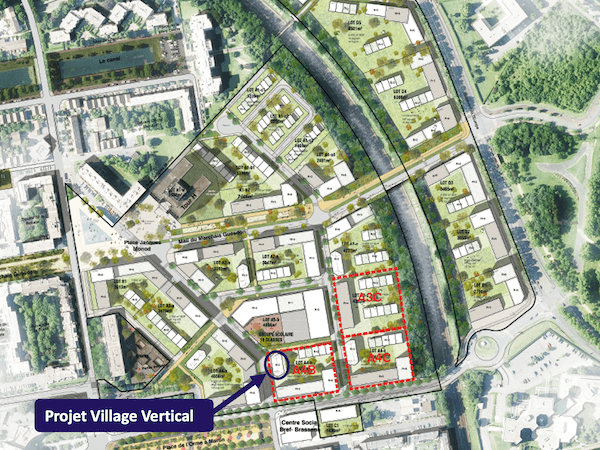 Village vertical - Intégration dans la ZAC Les Horizons
